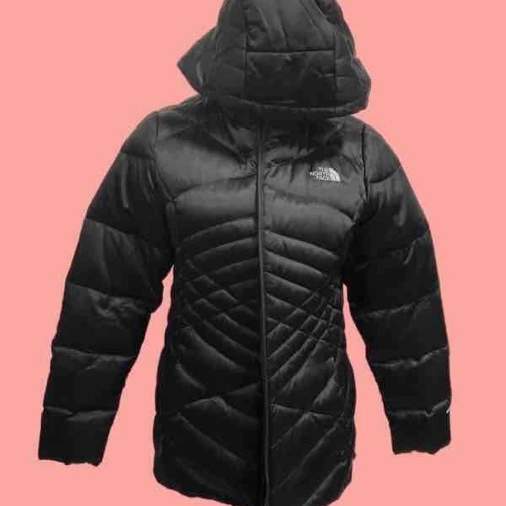 The North Face Aconcagua Parka Puffer Jacket Women's Size M Black Full Zip Nylon
